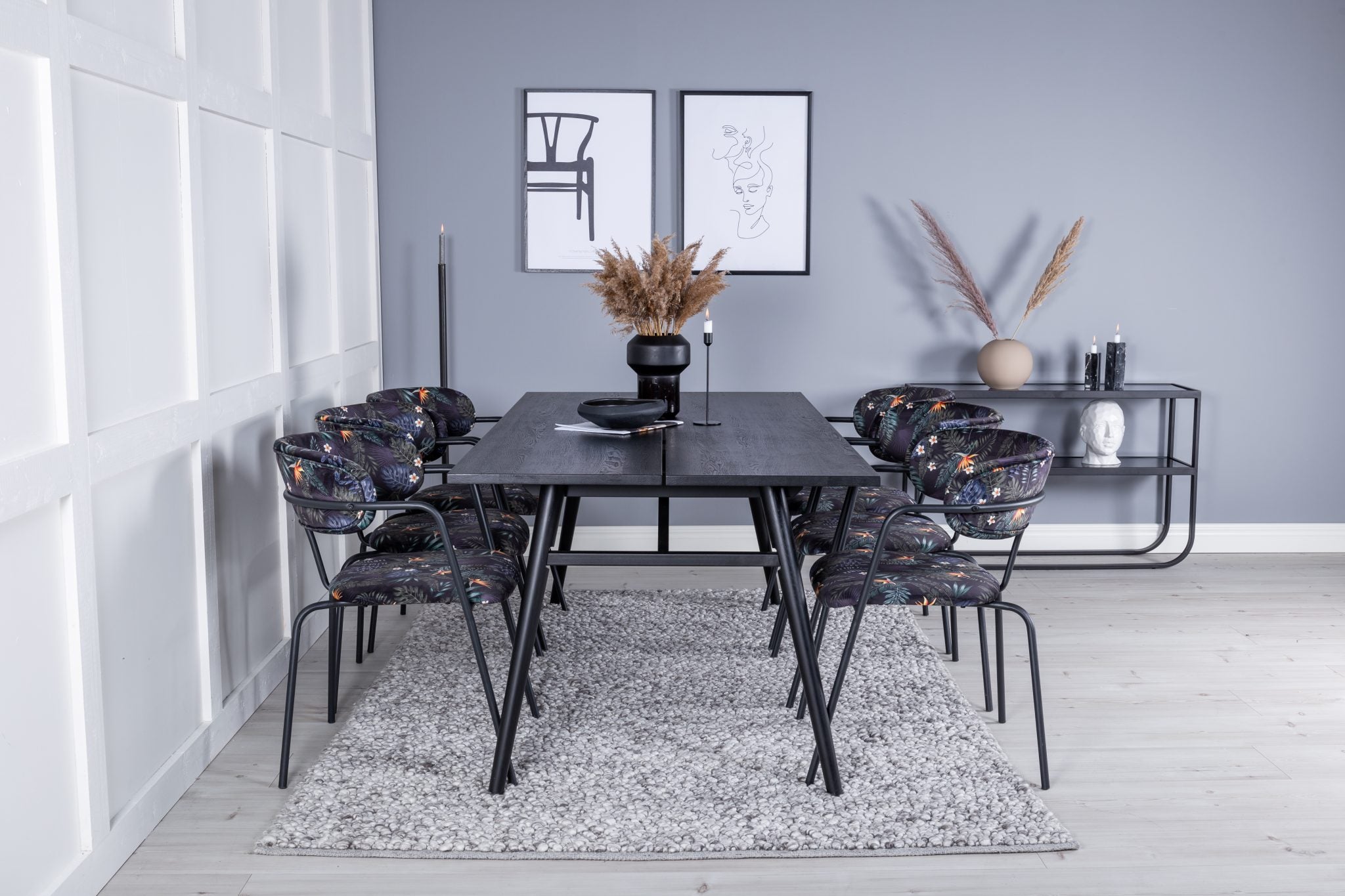 Sleek Rektangulär Matgrupp-GR Dining Set-Venture Home-peaceofhome.se