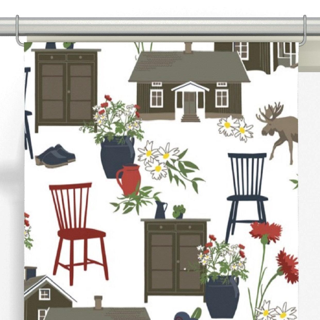 Strövtåg Panelgardiner 2-pack-Panelgardin-Arvidssons Textil-peaceofhome.se