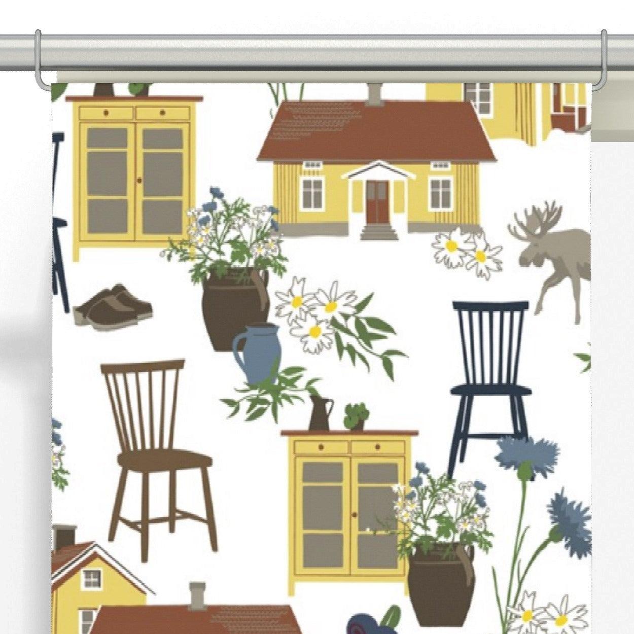Strövtåg Panelgardiner 2-pack-Panelgardin-Arvidssons Textil-peaceofhome.se