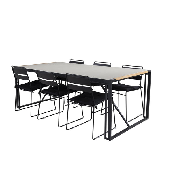 Texas Rektangulär Matgrupp-Table Set-Venture Home-peaceofhome.se