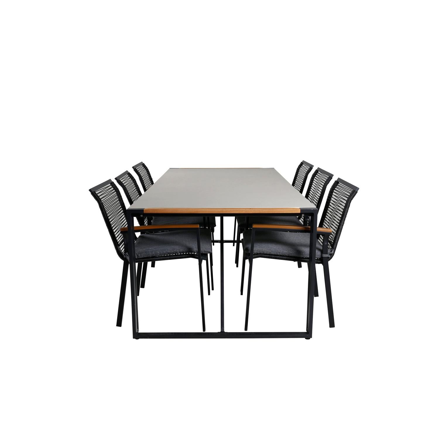 Texas Rektangulär Matgrupp-Table Set-Venture Home-peaceofhome.se