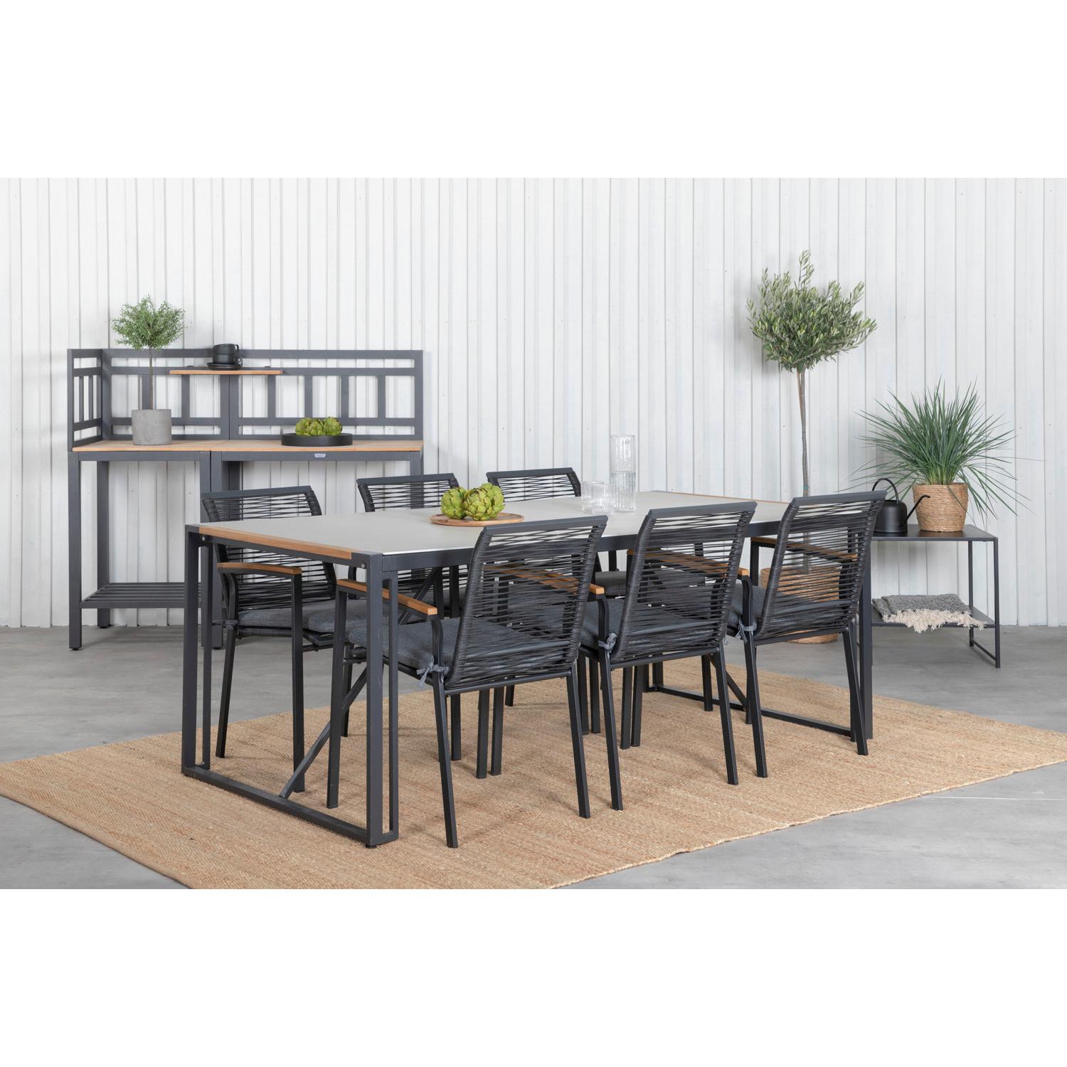 Texas Rektangulär Matgrupp-Table Set-Venture Home-peaceofhome.se