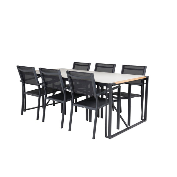 Texas Rektangulär Matgrupp-Table Set-Venture Home-peaceofhome.se