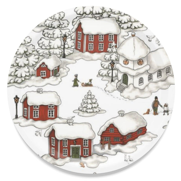 Timmerbyn Rund Bricka 31 cm-Bricka-Arvidssons Textil-peaceofhome.se