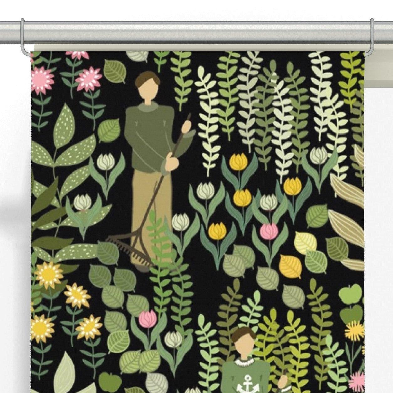 Trädgård Panelgardiner 2-pack-Panelgardin-Arvidssons Textil-peaceofhome.se