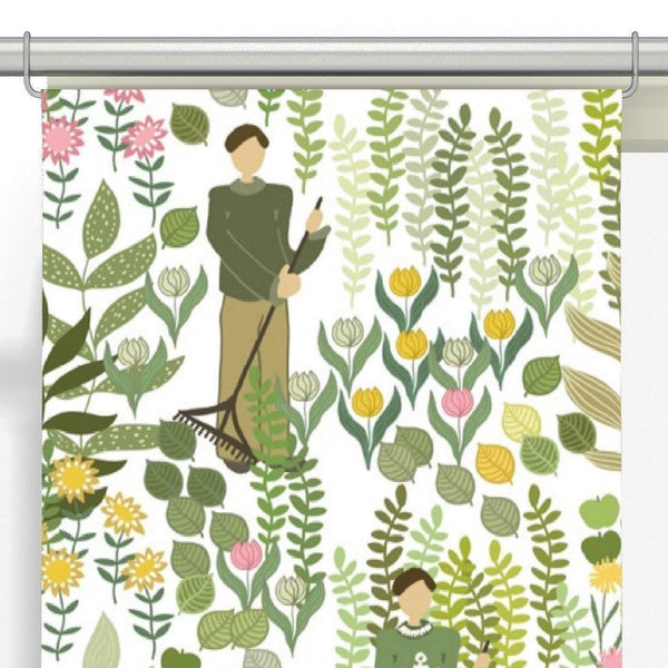 Trädgård Panelgardiner 2-pack-Panelgardin-Arvidssons Textil-peaceofhome.se