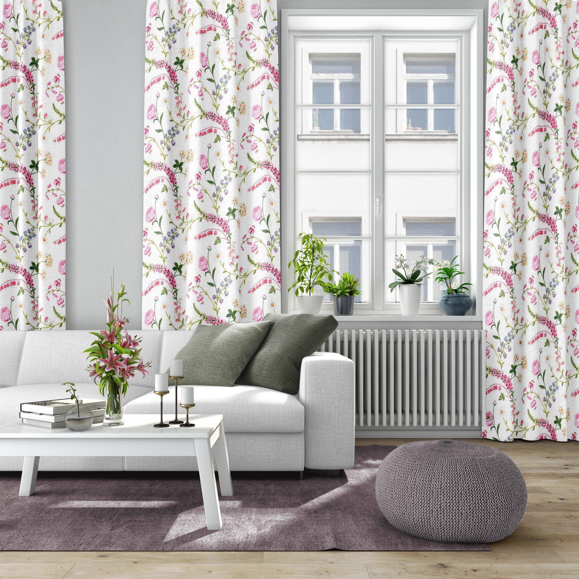 Trädgårdsblom Multibandslängd (1 St) Gardiner-Gardinlängd-Arvidssons Textil-peaceofhome.se