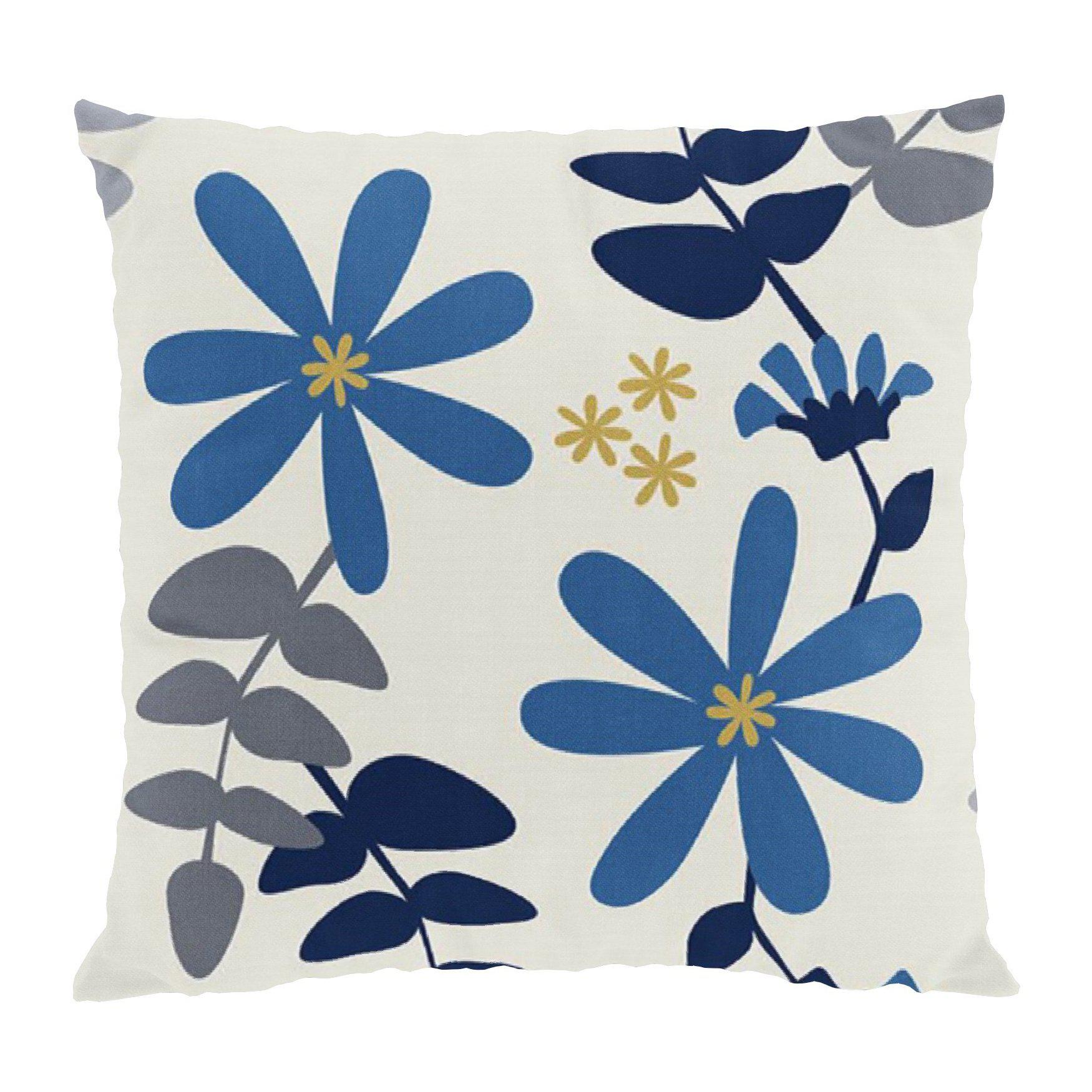 Under Solen Kuddfodral 47x47 cm-Kuddfodral-Arvidssons Textil-Vit-peaceofhome.se