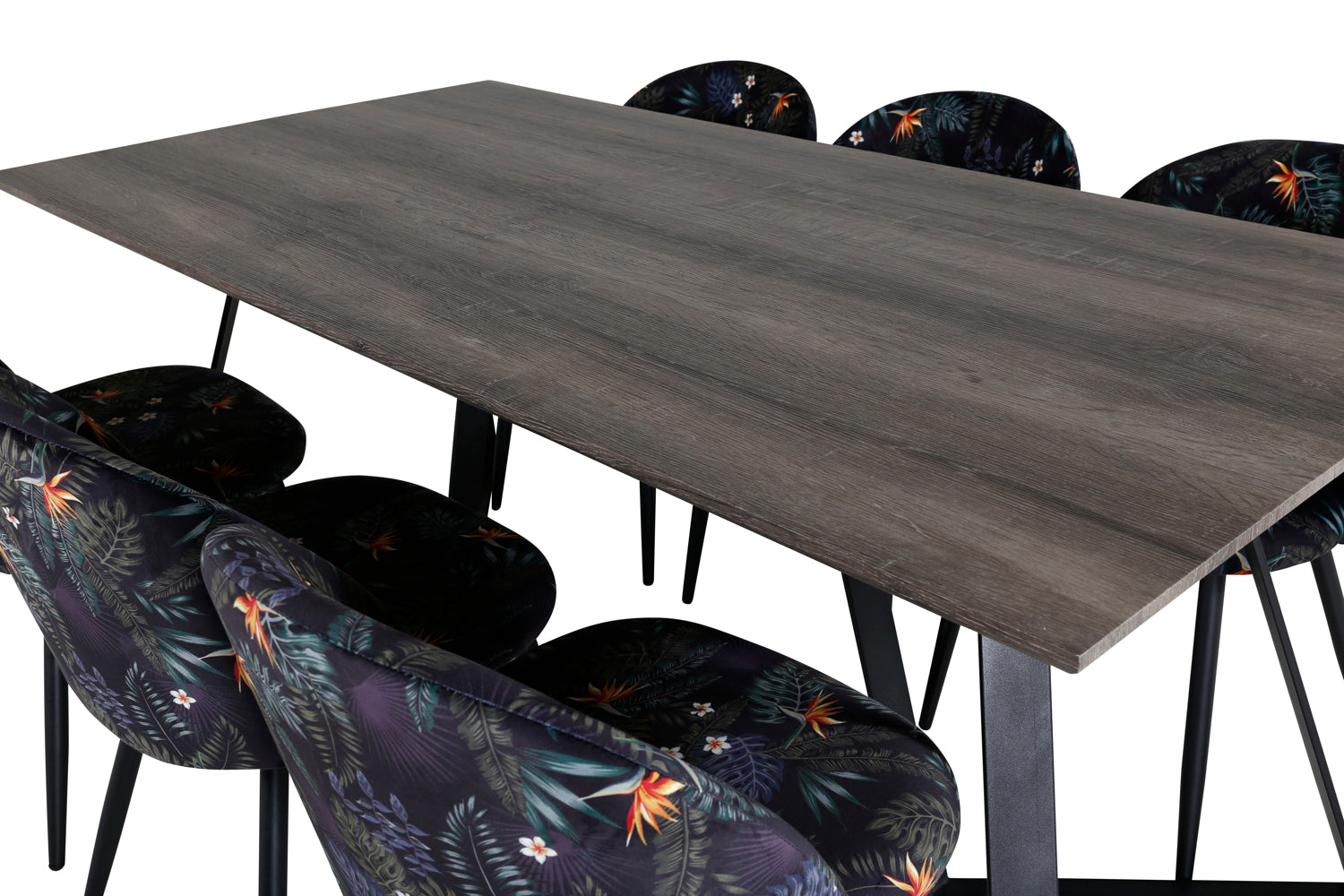 VELVET MARINA Matbord 180x90 + 6 stolar-Venture Home-peaceofhome.se