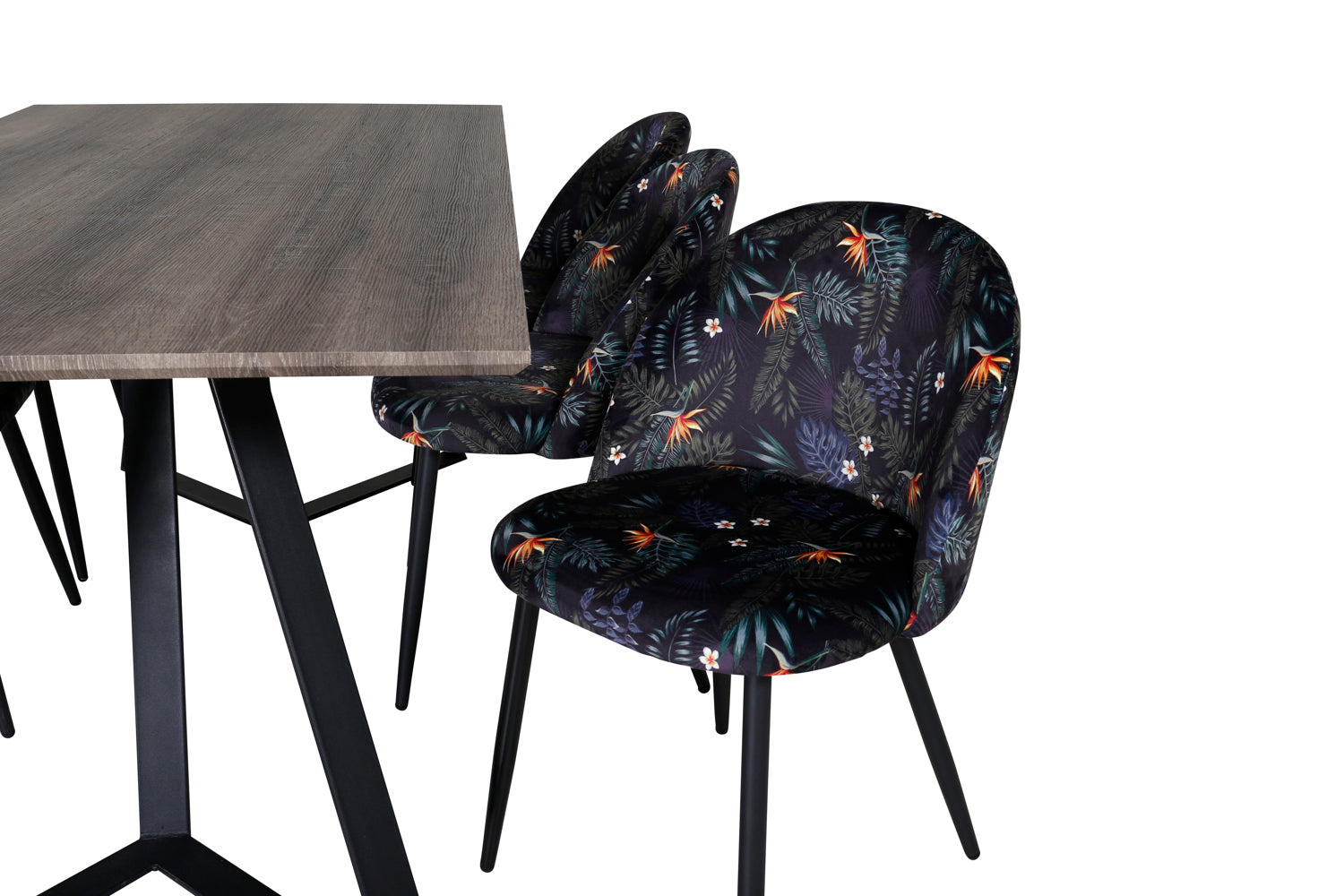 VELVET MARINA Matbord 180x90 + 6 stolar-Venture Home-peaceofhome.se