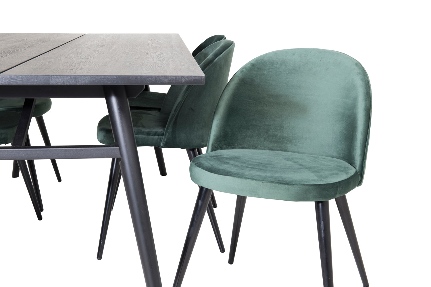 VELVET Matbord 195x95 + 6 stolar-Venture Home-peaceofhome.se