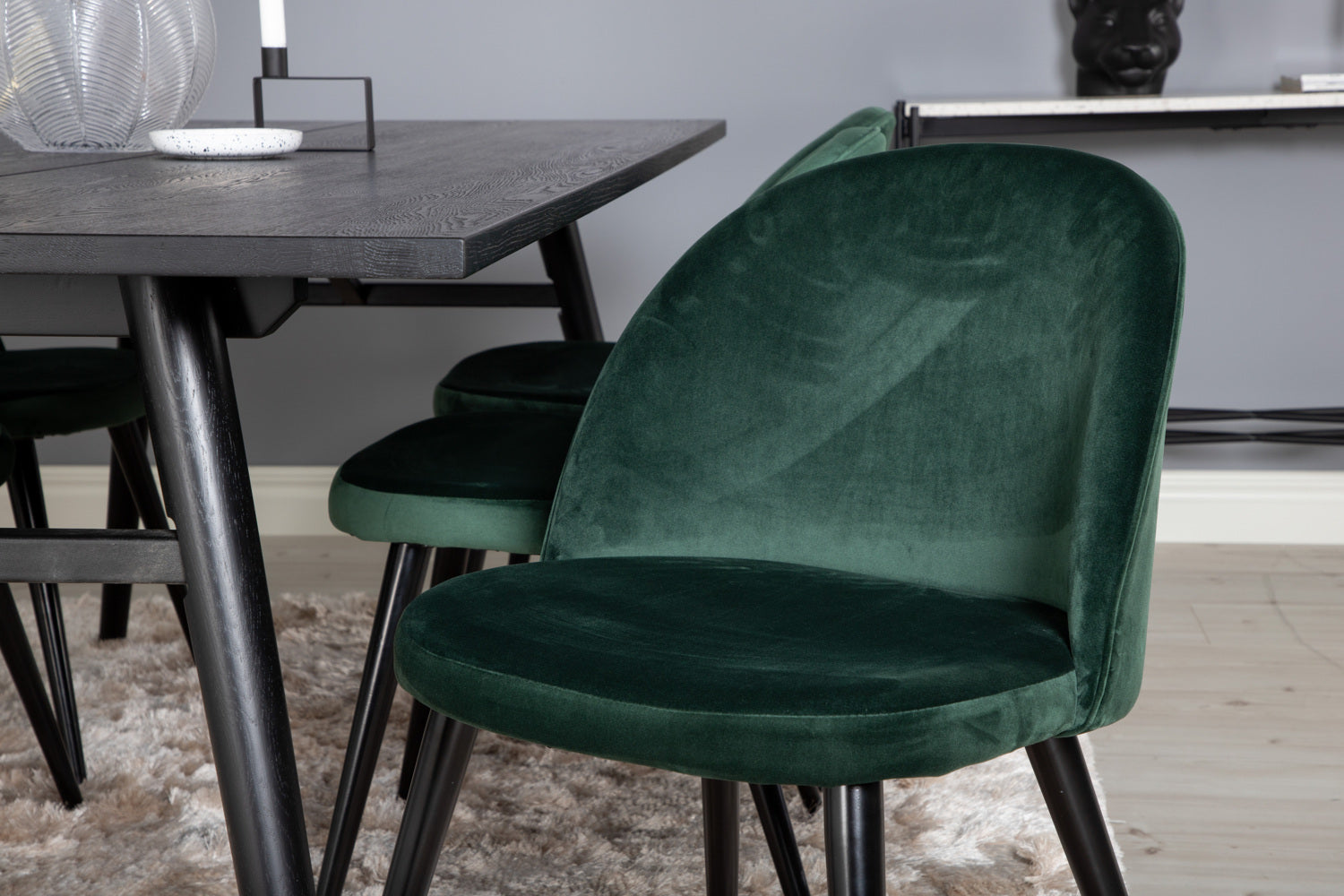 VELVET Matbord 195x95 + 6 stolar-Venture Home-peaceofhome.se