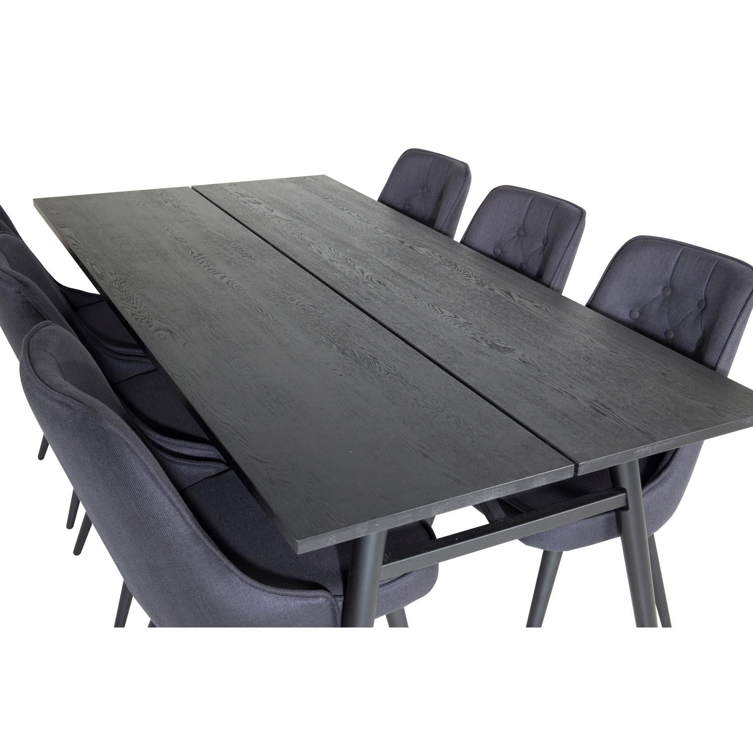 VELVET SLEEK Matbord 195x95 + 6 stolar-Venture Home-peaceofhome.se