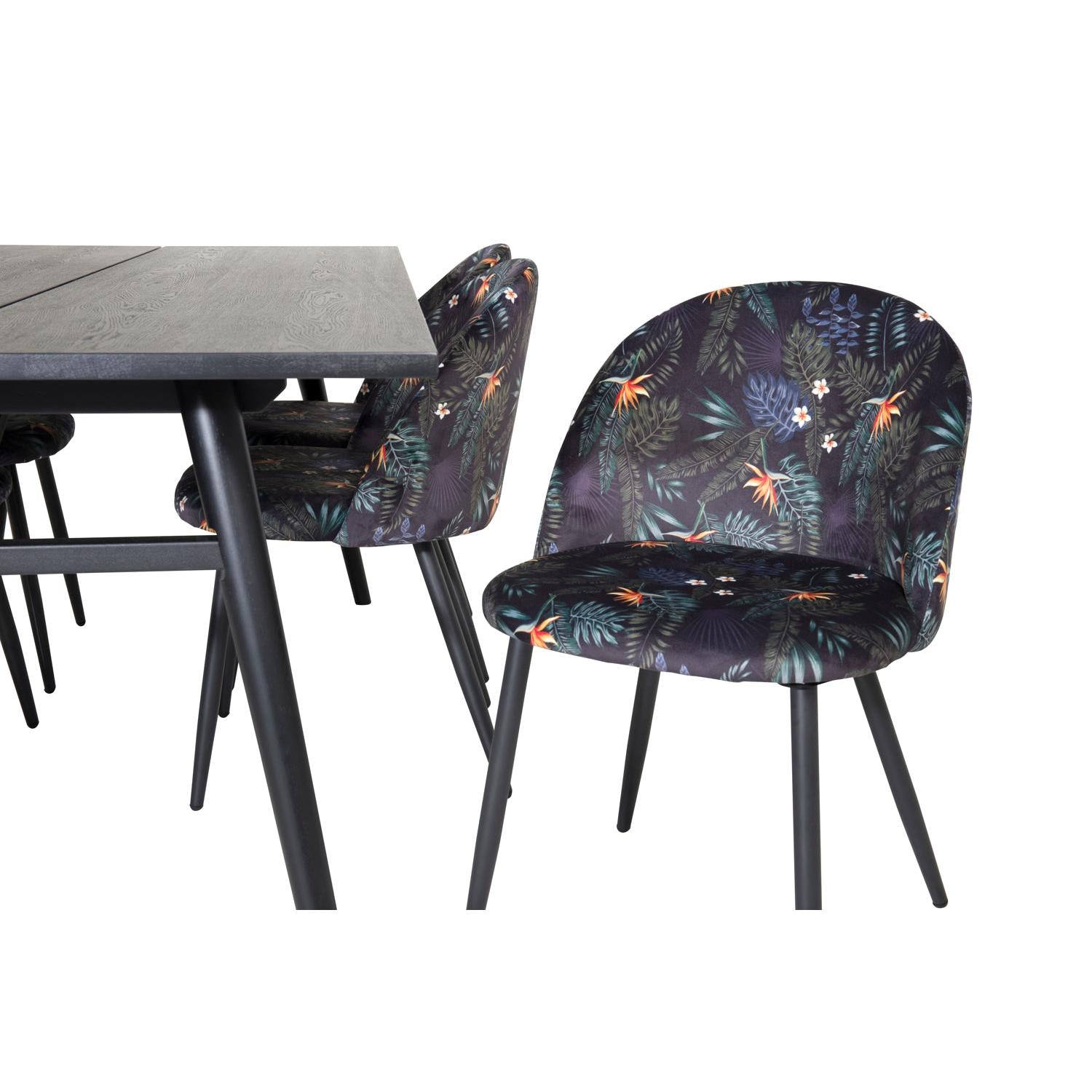 VELVET SLEEK Matbord 195x95 + 6 stolar-Venture Home-peaceofhome.se