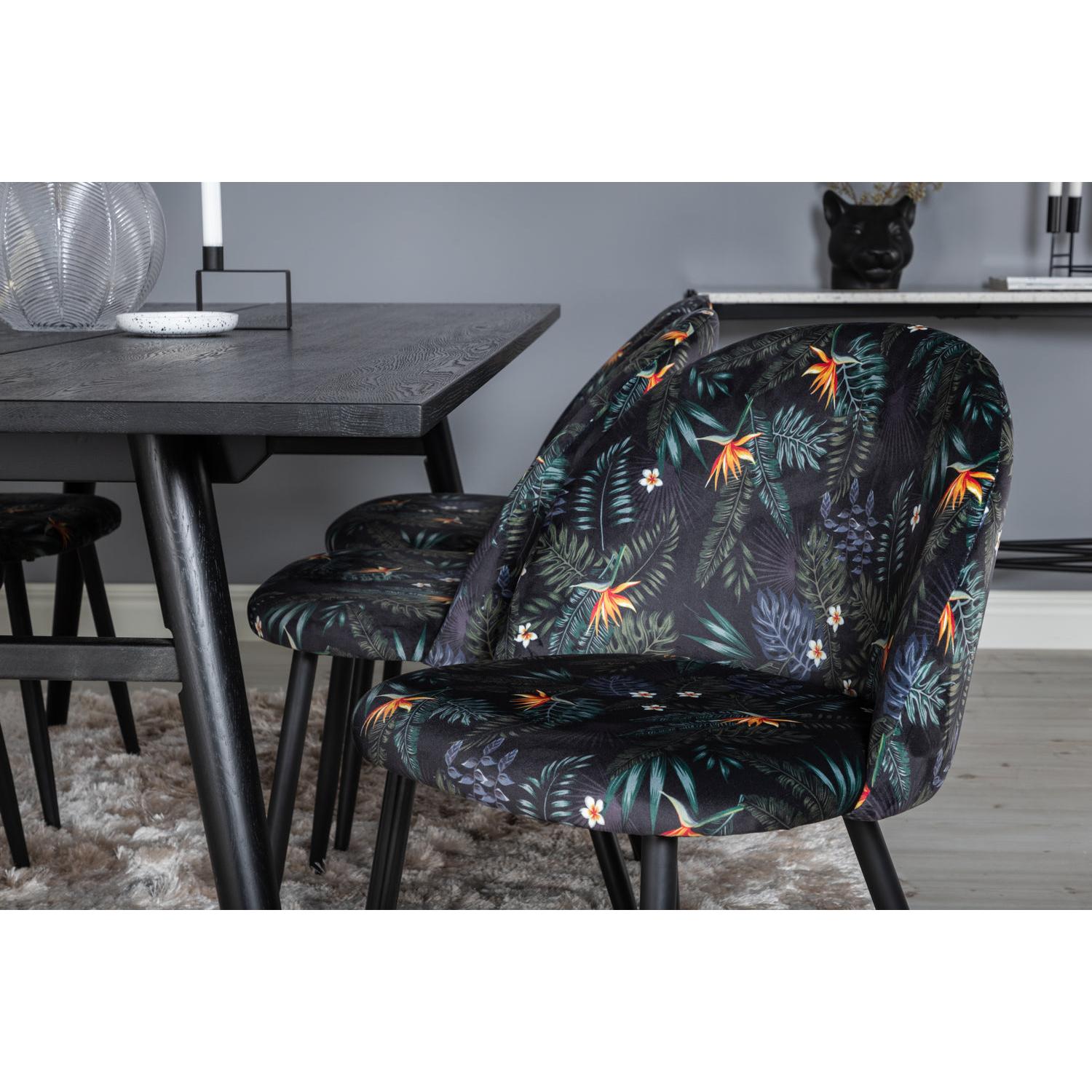 VELVET SLEEK Matbord 195x95 + 6 stolar-Venture Home-peaceofhome.se