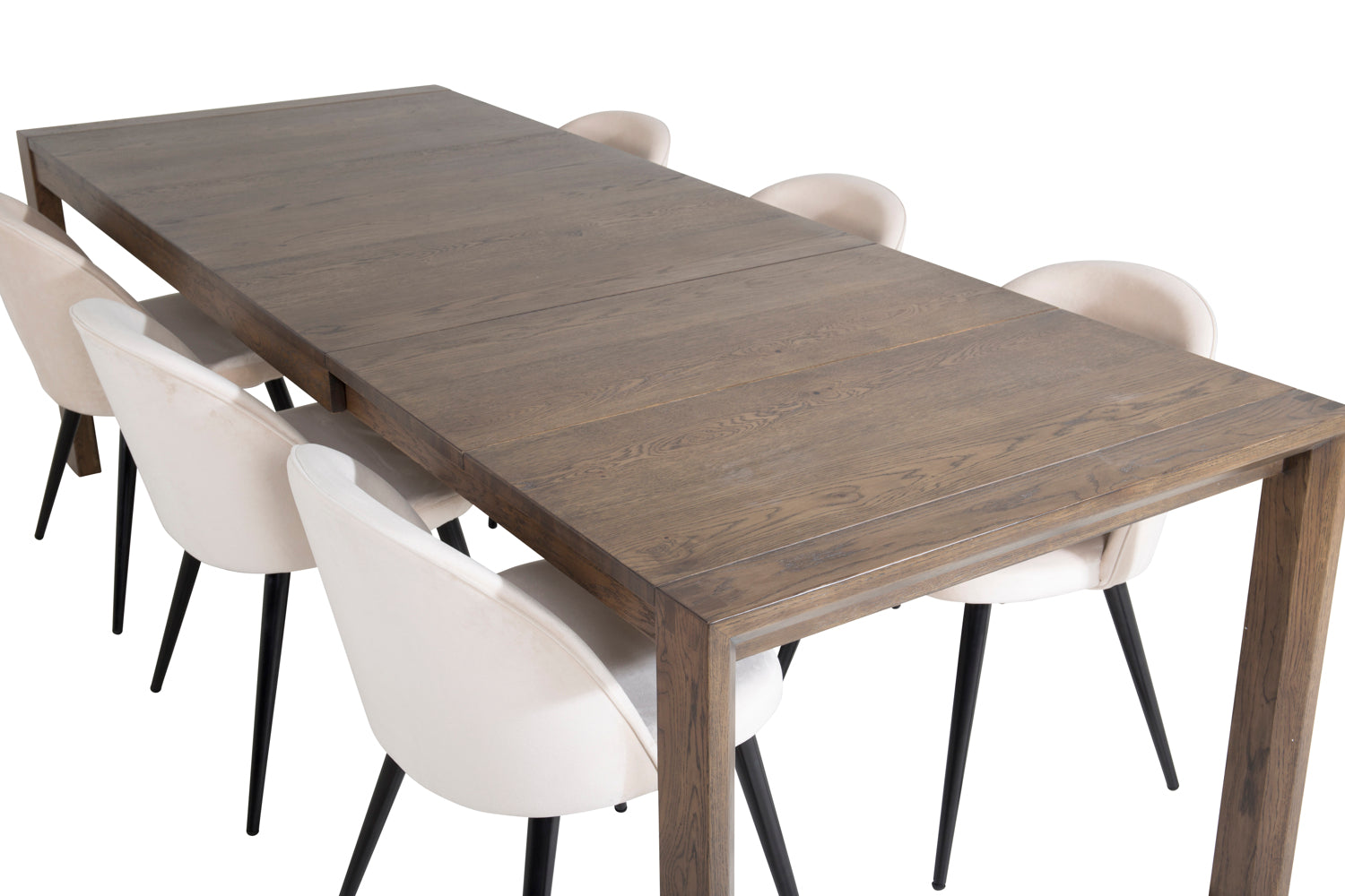 VELVET SLIDER Matbord 170/250×95 + 6 stolar-Venture Home-peaceofhome.se