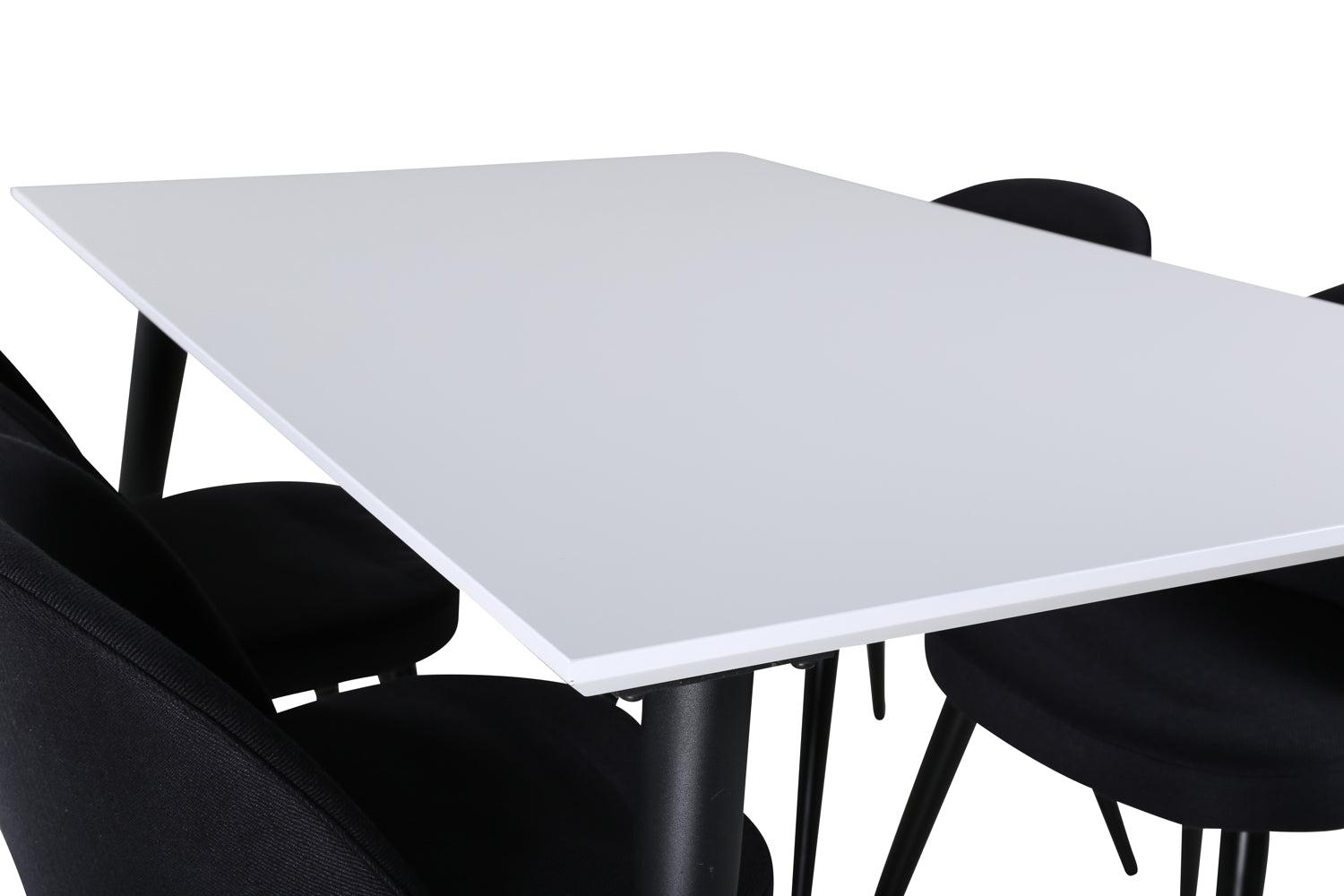 VELVET JIMMY Matbord 150/240x90 + 4 stolar-Venture Home-peaceofhome.se