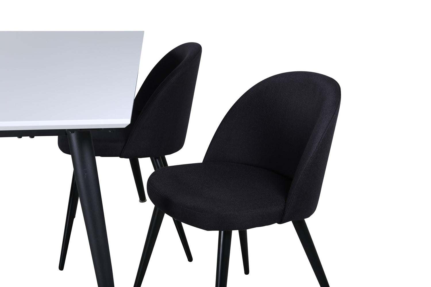 VELVET JIMMY Matbord 150/240x90 + 4 stolar-Venture Home-peaceofhome.se