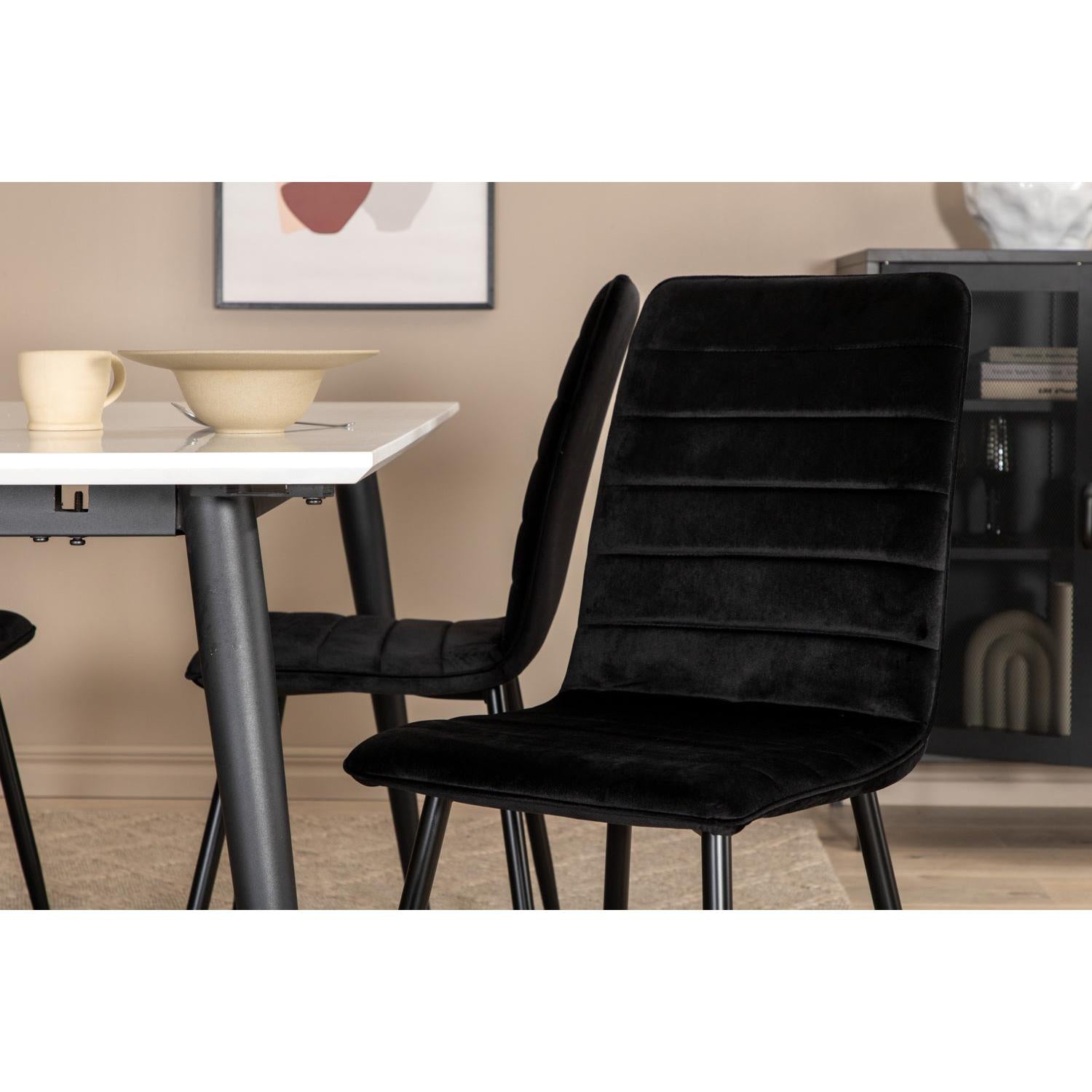 WINDU JIMMY Matbord 150/240x90 + 4 stolar-Venture Home-peaceofhome.se