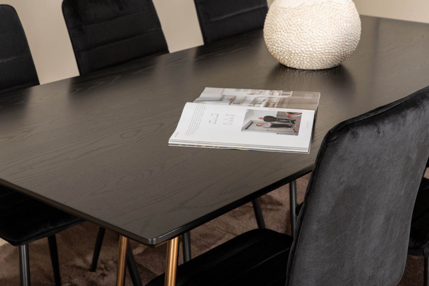 WINDU PETRA Matbord 190x90 + 6 stolar-Venture Home-peaceofhome.se