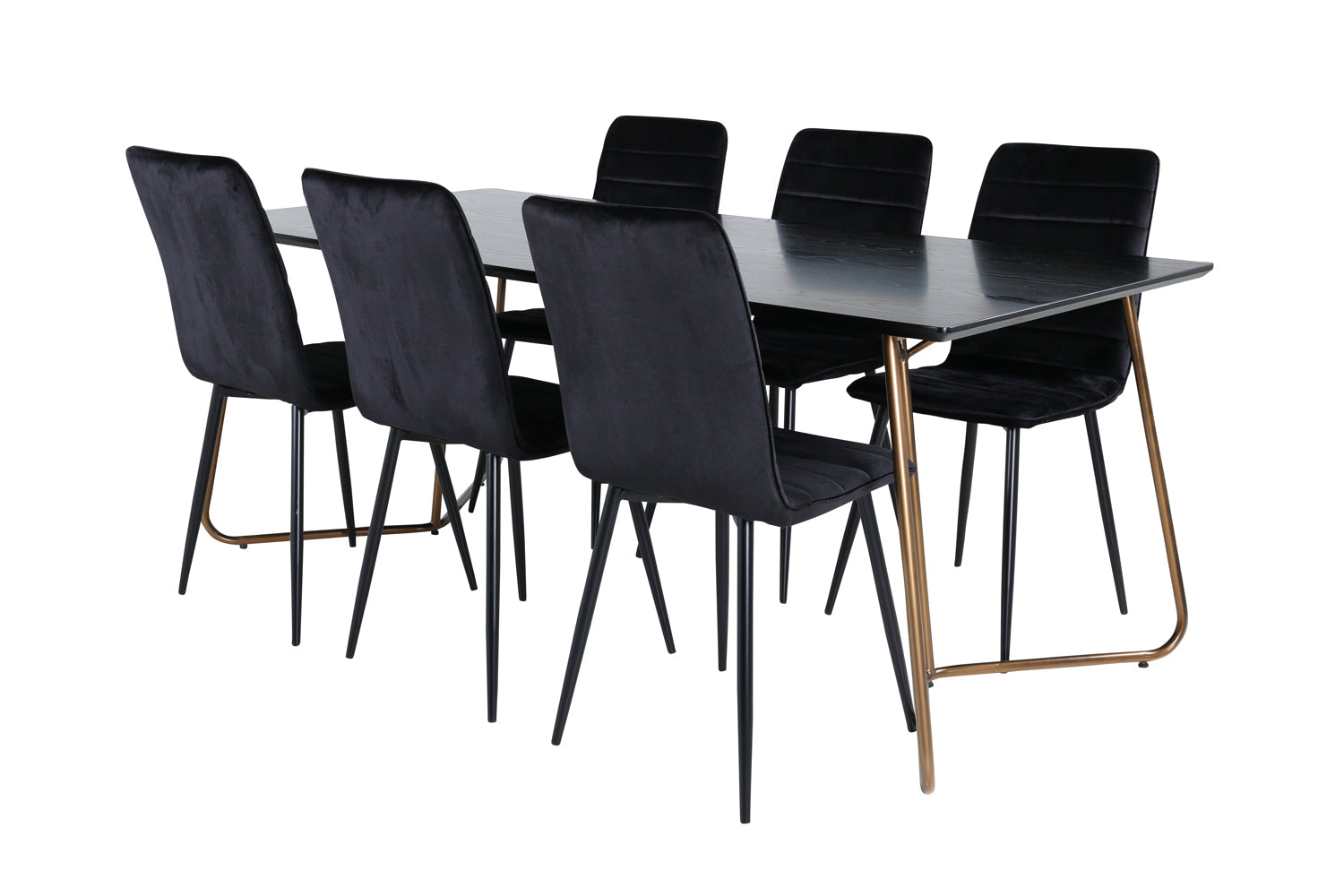 WINDU PETRA Matbord 190x90 + 6 stolar-Venture Home-peaceofhome.se