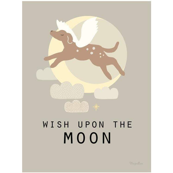 WISH UPON THE MOON Poster 30x40 cm-Poster-Majvillan-peaceofhome.se