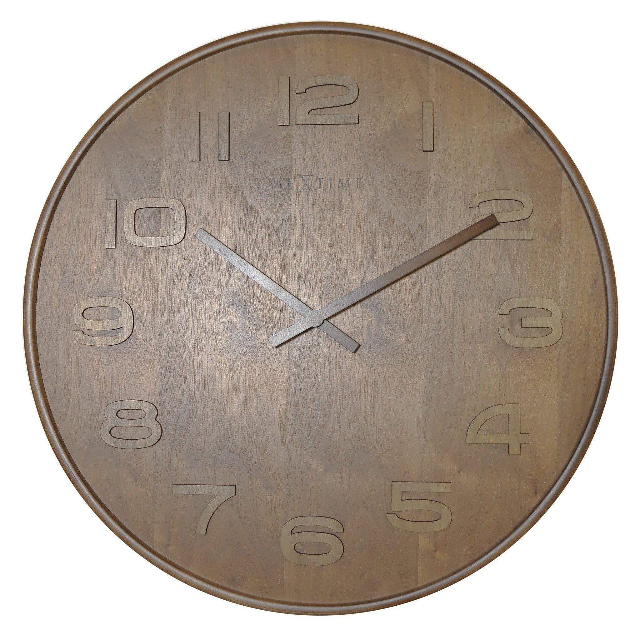 Wood Wood Big väggklocka 53 cm Ø-Väggklocka-NeXtime-peaceofhome.se